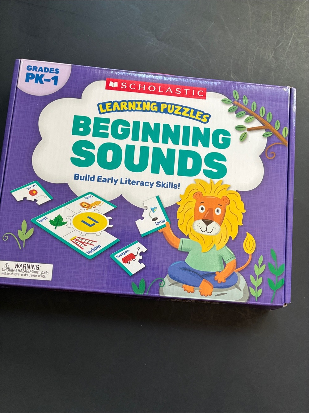Scholastic - BEGINNING SOUNDS LEARNING PUZZLES (pre-K to 1st)